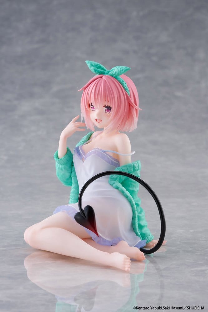 To Love-Ru Darkness Desktop Cute PVC Statue Momo Room Wear Ver. 13 cm - AniMuchuu