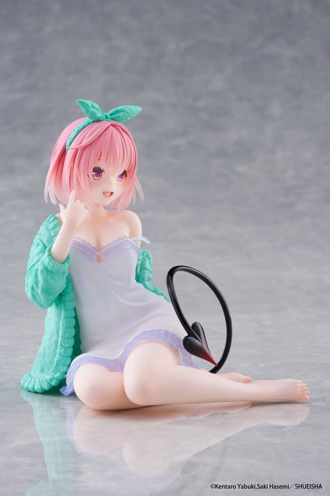 To Love-Ru Darkness Desktop Cute PVC Statue Momo Room Wear Ver. 13 cm - AniMuchuu