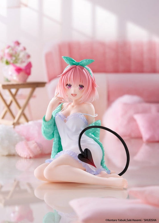 To Love-Ru Darkness Desktop Cute PVC Statue Momo Room Wear Ver. 13 cm - AniMuchuu