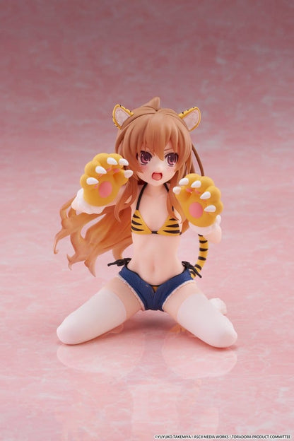 Toradora! Desktop Cute PVC Figure Taiga Aisaka: Tiger Costume Ver. 13 cm - AniMuchuu