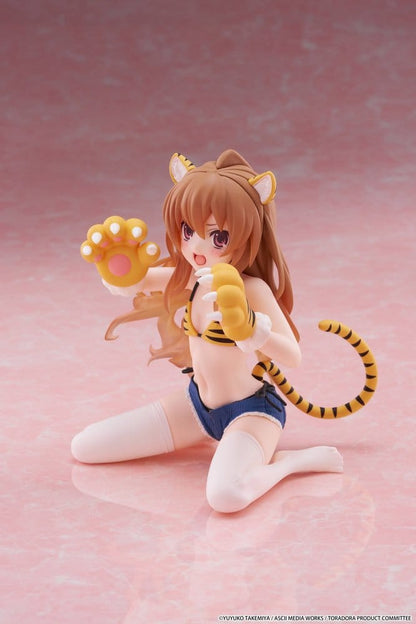 Toradora! Desktop Cute PVC Figure Taiga Aisaka: Tiger Costume Ver. 13 cm - AniMuchuu
