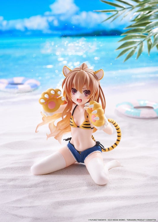 Toradora! Desktop Cute PVC Figure Taiga Aisaka: Tiger Costume Ver. 13 cm - AniMuchuu