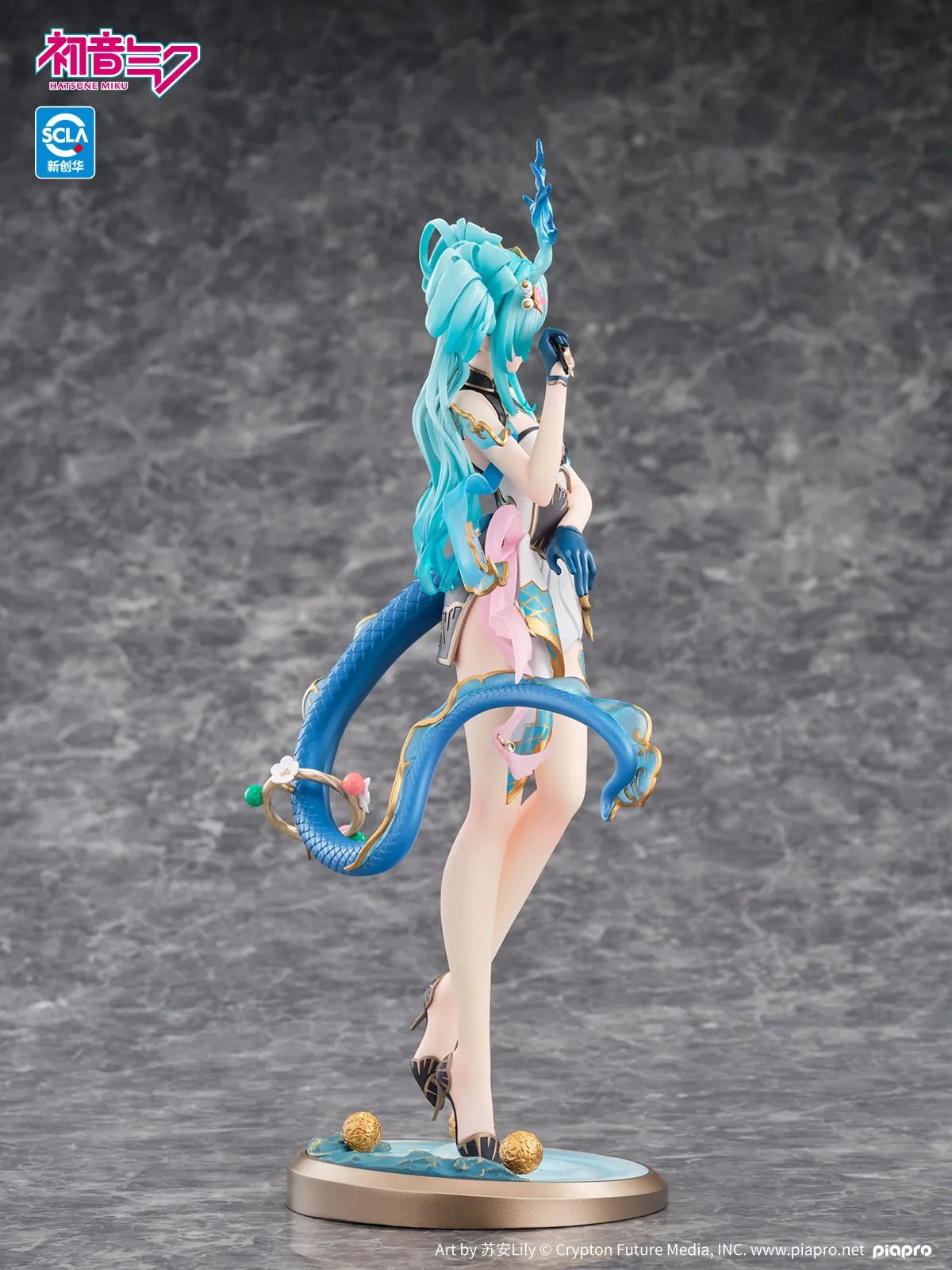 Vocaloid PVC Figure 1/7 Hatsune Miku: Azure Dragon 27 cm - AniMuchuu