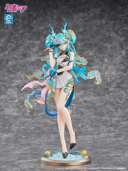 Vocaloid PVC Figure 1/7 Hatsune Miku: Azure Dragon 27 cm - AniMuchuu