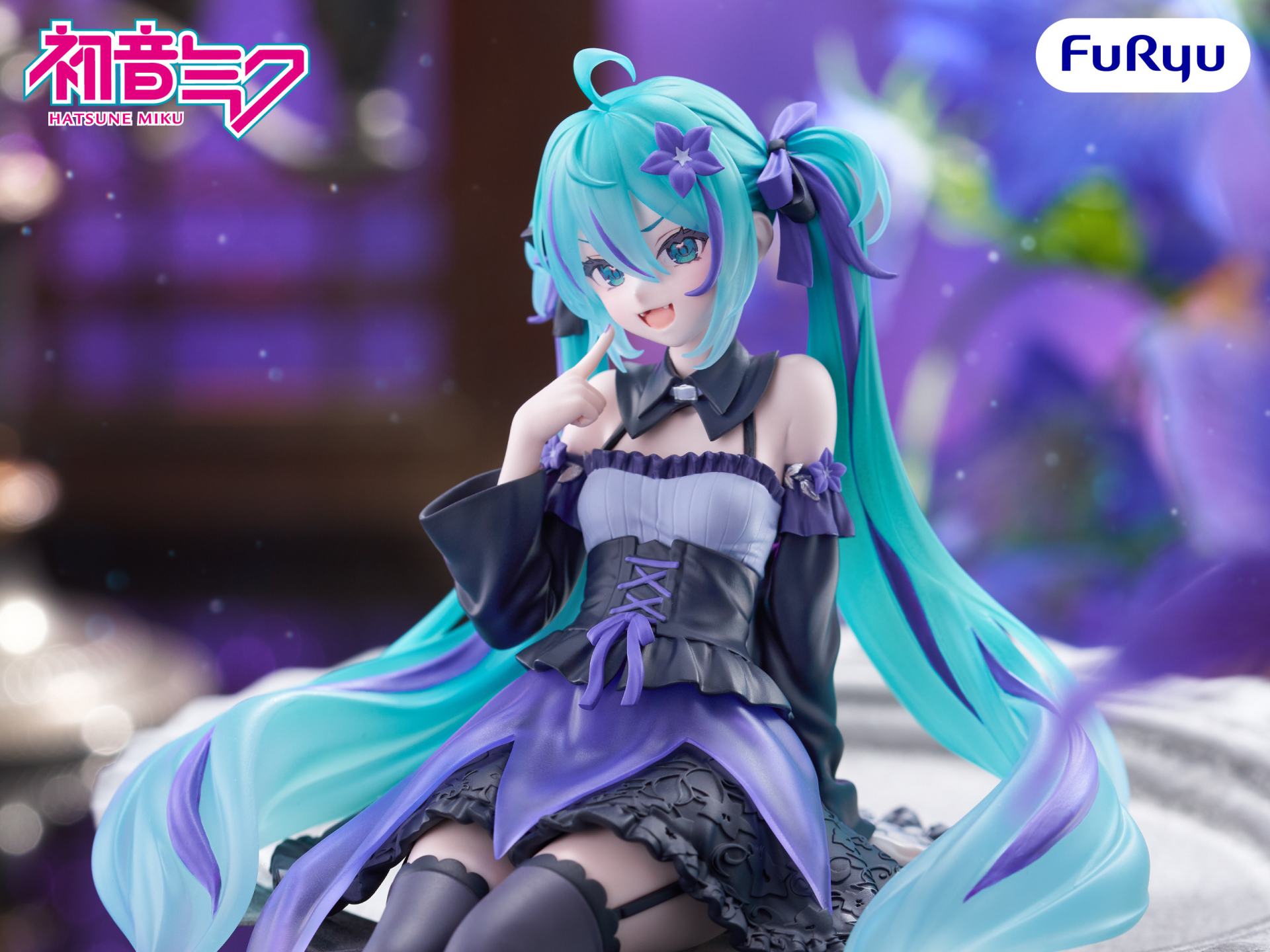 Vocaloid Noodle Stopper PVC Statue Hatsune Miku Bellflower 14 cm - AniMuchuu