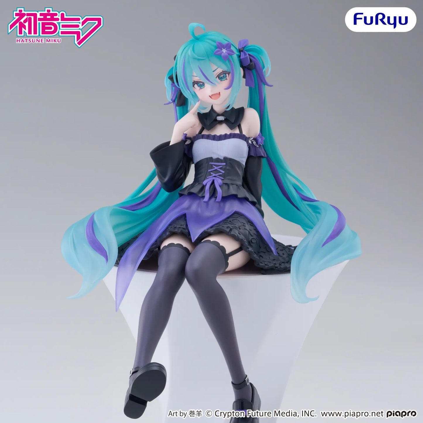 Vocaloid Noodle Stopper PVC Statue Hatsune Miku Bellflower 14 cm - AniMuchuu