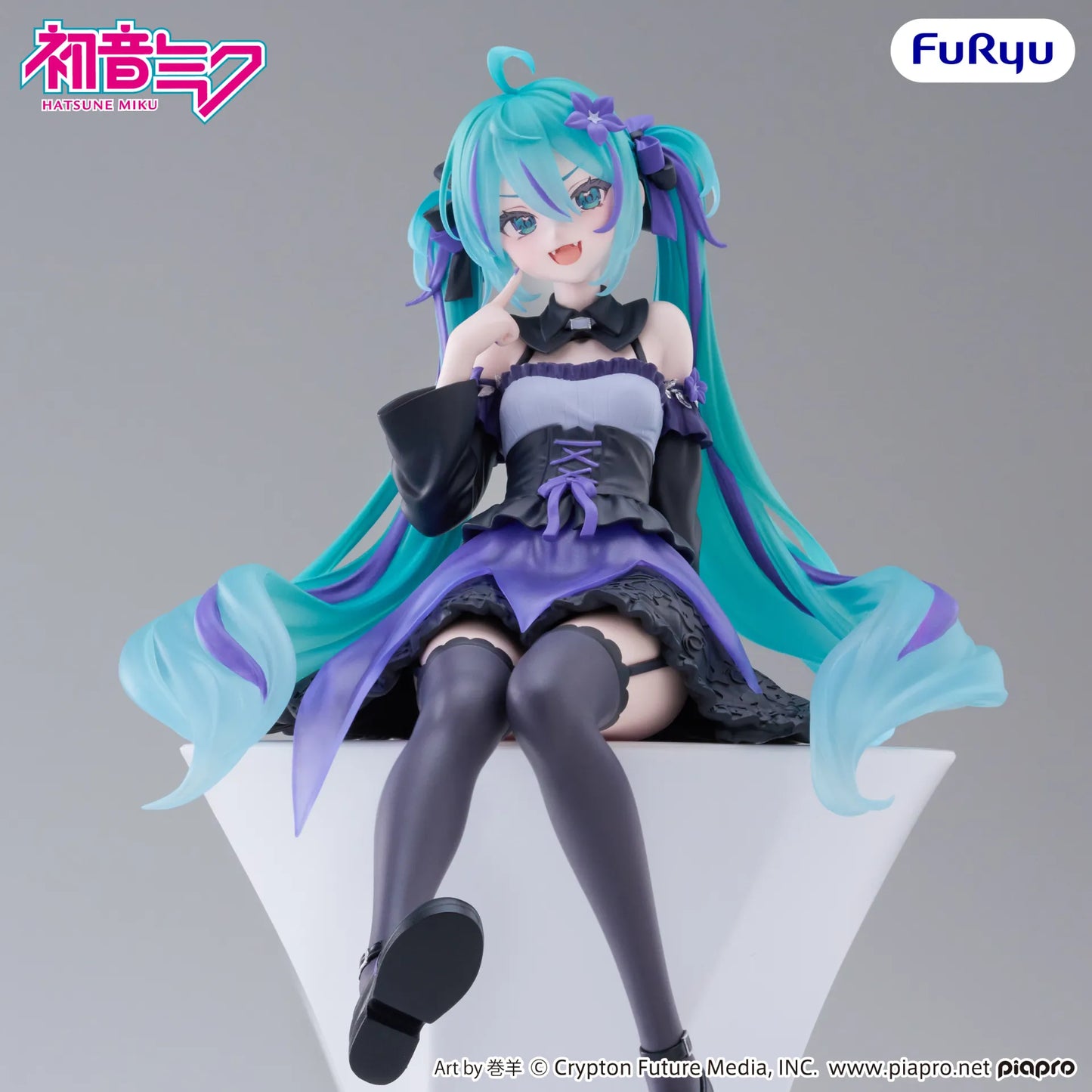 Vocaloid Noodle Stopper PVC Statue Hatsune Miku Bellflower 14 cm - AniMuchuu