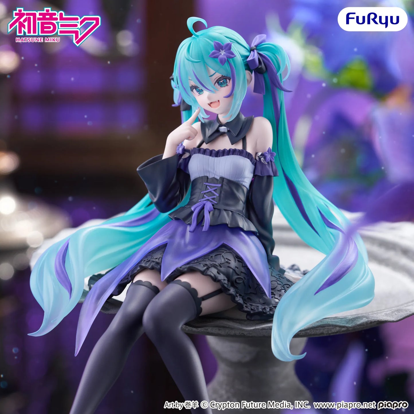 Vocaloid Noodle Stopper PVC Statue Hatsune Miku Bellflower 14 cm - AniMuchuu
