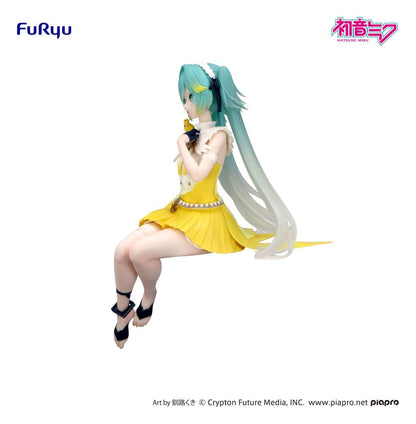 Vocaloid Noodle Stopper PVC Statue Hatsune Miku: Canary Bird Ver. 14 cm - AniMuchuu