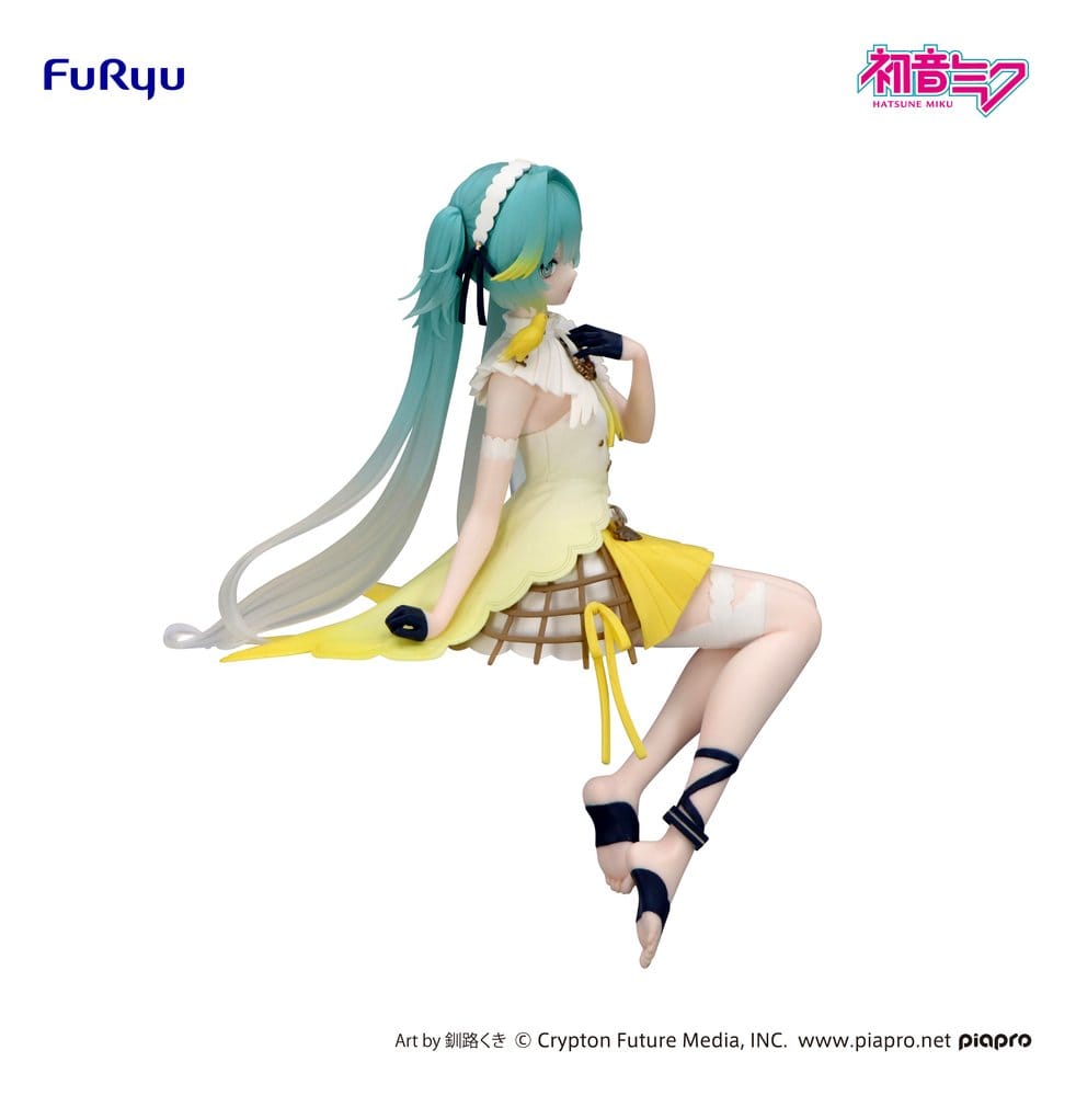 Vocaloid Noodle Stopper PVC Statue Hatsune Miku: Canary Bird Ver. 14 cm - AniMuchuu