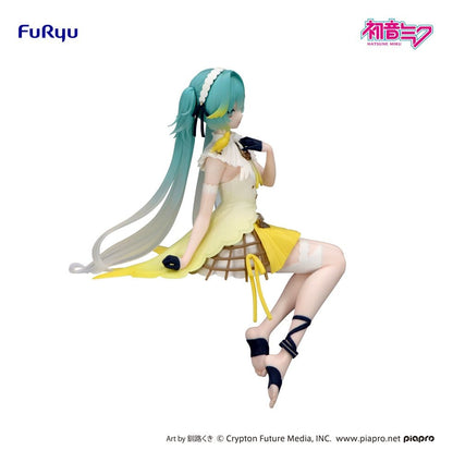 Vocaloid Noodle Stopper PVC Statue Hatsune Miku: Canary Bird Ver. 14 cm - AniMuchuu