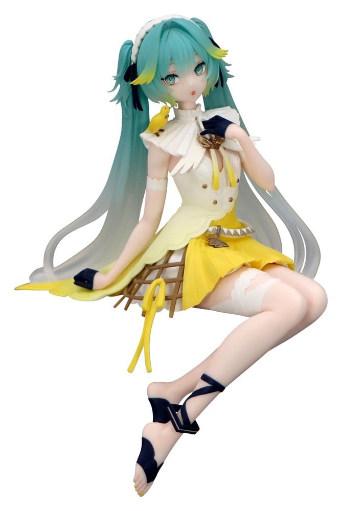 Vocaloid Noodle Stopper PVC Statue Hatsune Miku: Canary Bird Ver. 14 cm - AniMuchuu