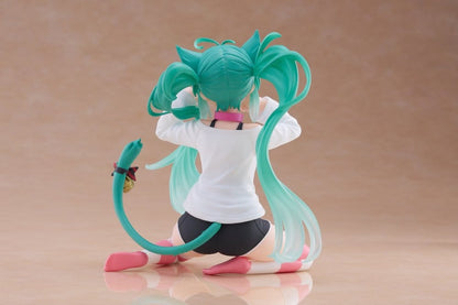 Vocaloid PVC Statue Desktop Cute Figure Hatsune Miku Cat Ear 13 cm - AniMuchuu