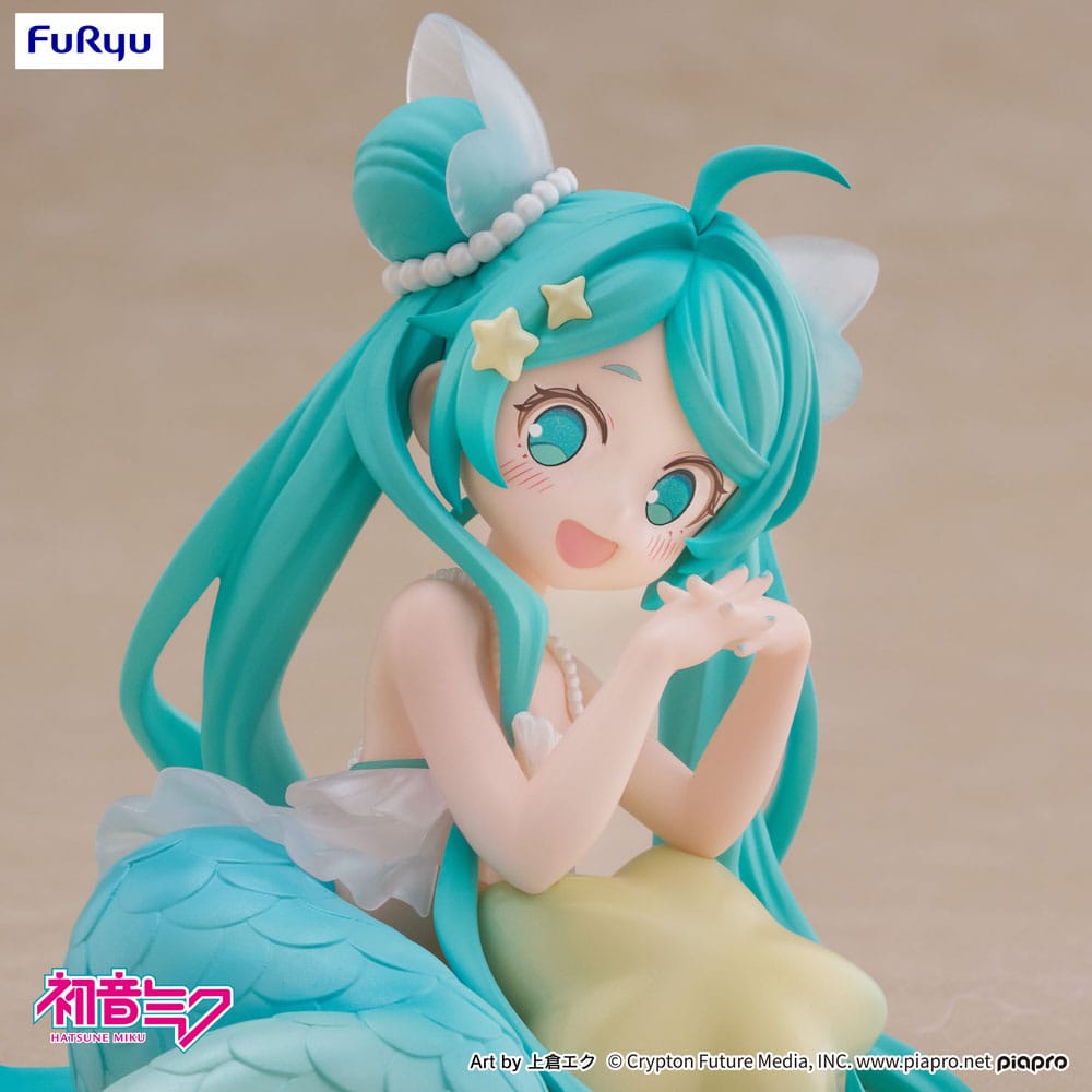 Vocaloid Desktop Fairy PVC Statue Hatsune Miku Mermaid Princess 9 cm