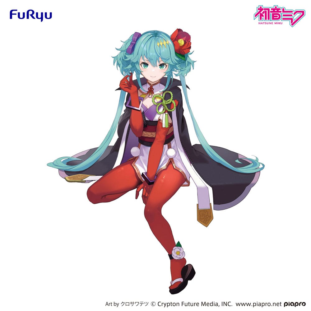 Hatsune Miku Noodle Stopper PVC Statue Flower Fairy Camellia 15 cm - AniMuchuu
