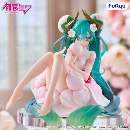 Hatsune Miku Noodle Stopper PVC Statue Flower Fairy: White Plum 13 cm - AniMuchuu