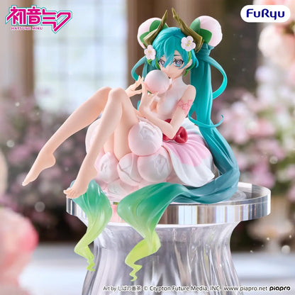 Hatsune Miku Noodle Stopper PVC Statue Flower Fairy: White Plum 13 cm - AniMuchuu
