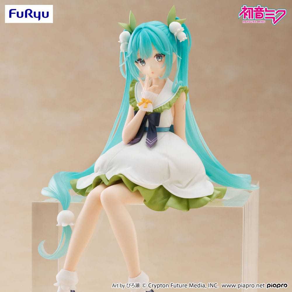 Vocaloid Noodle Stopper PVC Statue Hatsune Miku Flower Fairy 14 cm
