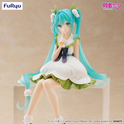 Vocaloid Noodle Stopper PVC Statue Hatsune Miku Flower Fairy 14 cm