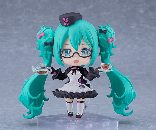 Vocaloid Nendoroid Action Figure Hatsune Miku: Glasses x Café 10 cm - AniMuchuu