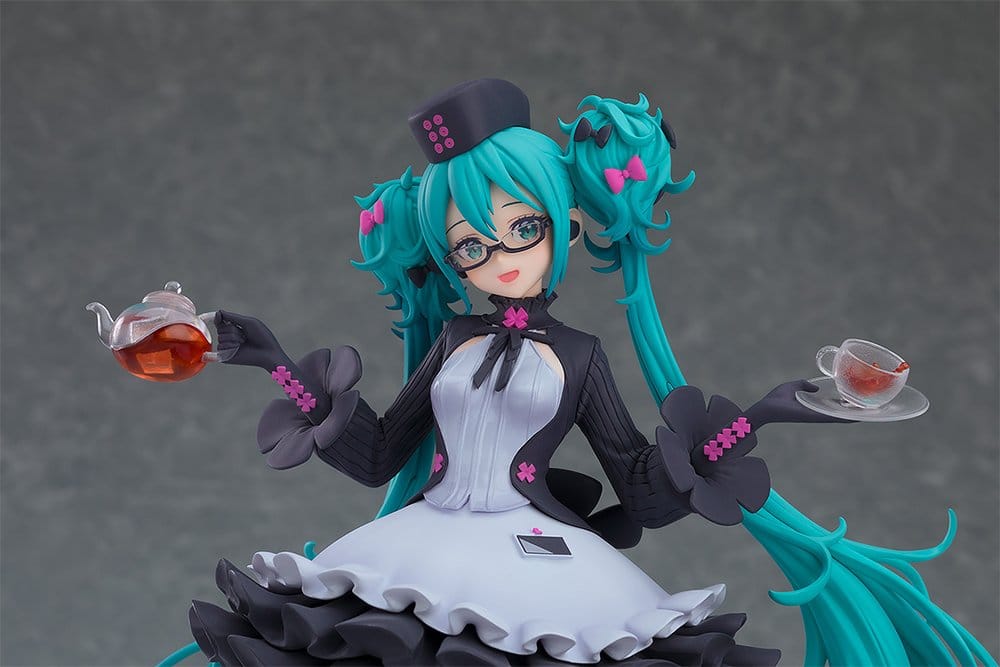 Vocaloid Pop Up Parade PVC Statue Hatsune Miku: Glasses x Café 18 cm - AniMuchuu
