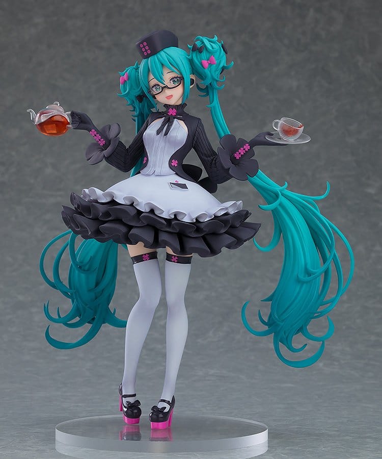 Vocaloid Pop Up Parade PVC Statue Hatsune Miku: Glasses x Café 18 cm - AniMuchuu