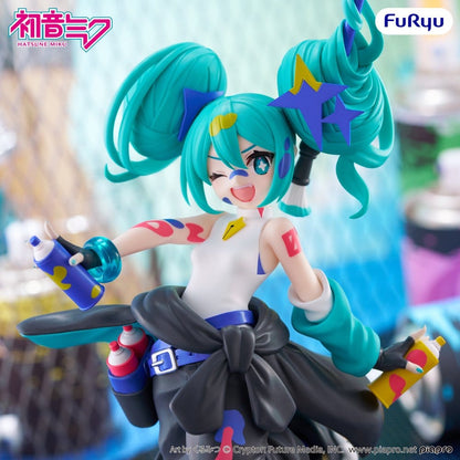 Hatsune Miku Muchute PVC Statue Miku Paint Girl Another Color 23 cm - AniMuchuu