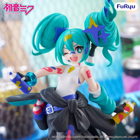 Hatsune Miku Muchute PVC Statue Miku Paint Girl Another Color 23 cm - AniMuchuu