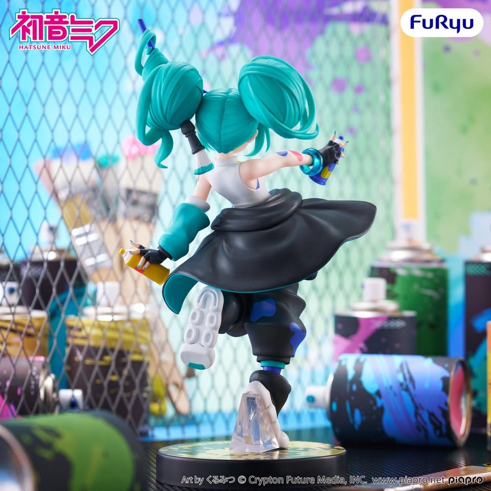 Hatsune Miku Muchute PVC Statue Miku Paint Girl Another Color 23 cm - AniMuchuu