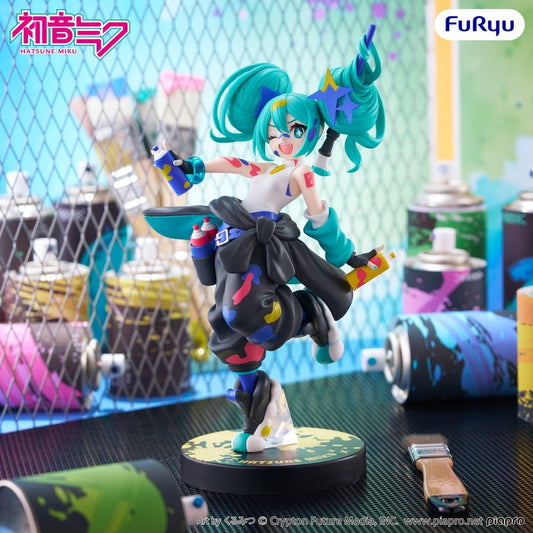 Hatsune Miku Muchute PVC Statue Miku Paint Girl Another Color 23 cm - AniMuchuu