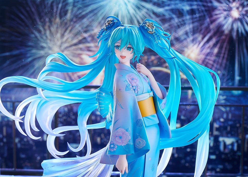 Vocaloid PVC Figure 1/7 Hatsune Miku: Music & Fireworks - Time Capsule 23 cm - AniMuchuu