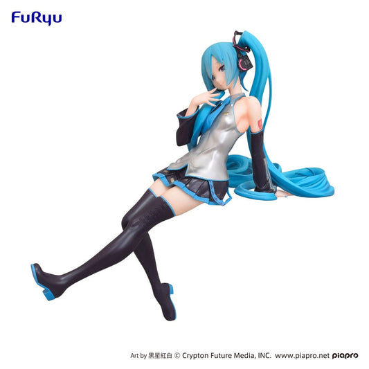 Hatsune Miku Noodle Stopper PVC Statue Kuroboshi Kouhaku Ver. 14 cm