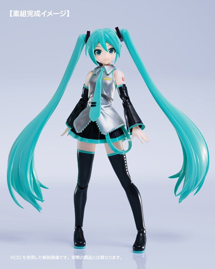 Vocaloid Plastic Model Kit Plamatea Hatsune Miku 15 cm - AniMuchuu