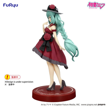 Vocaloid Trio-Try-iT PVC Statue Hatsune Miku Outing Dress Red 19 cm