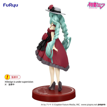 Vocaloid Trio-Try-iT PVC Statue Hatsune Miku Outing Dress Red 19 cm