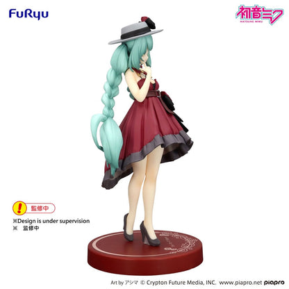 Vocaloid Trio-Try-iT PVC Statue Hatsune Miku Outing Dress Red 19 cm