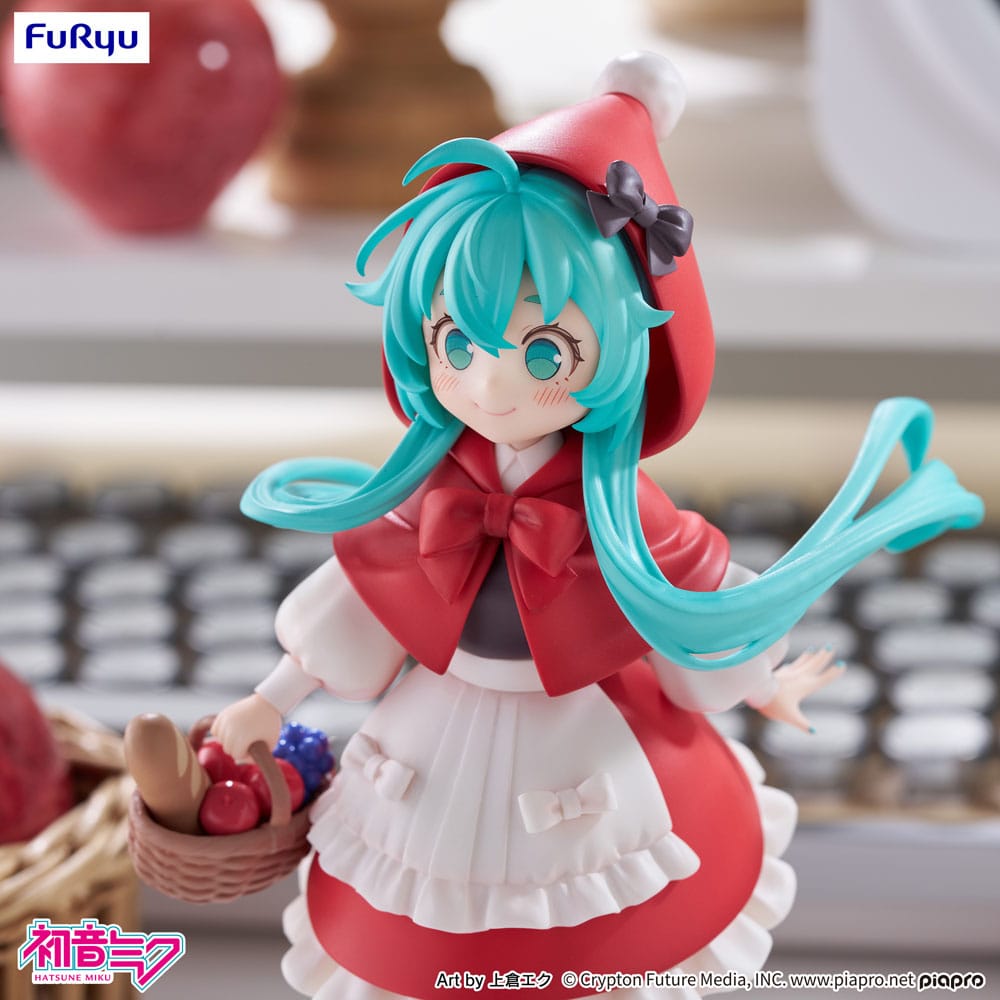 Vocaloid Desktop Fairy PVC Statue Hatsune Miku Little Red Riding Hood 16 cm