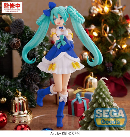 Vocaloid High Premium PVC Figure Hatsune Miku: Sapphire Christmas 21 cm - AniMuchuu