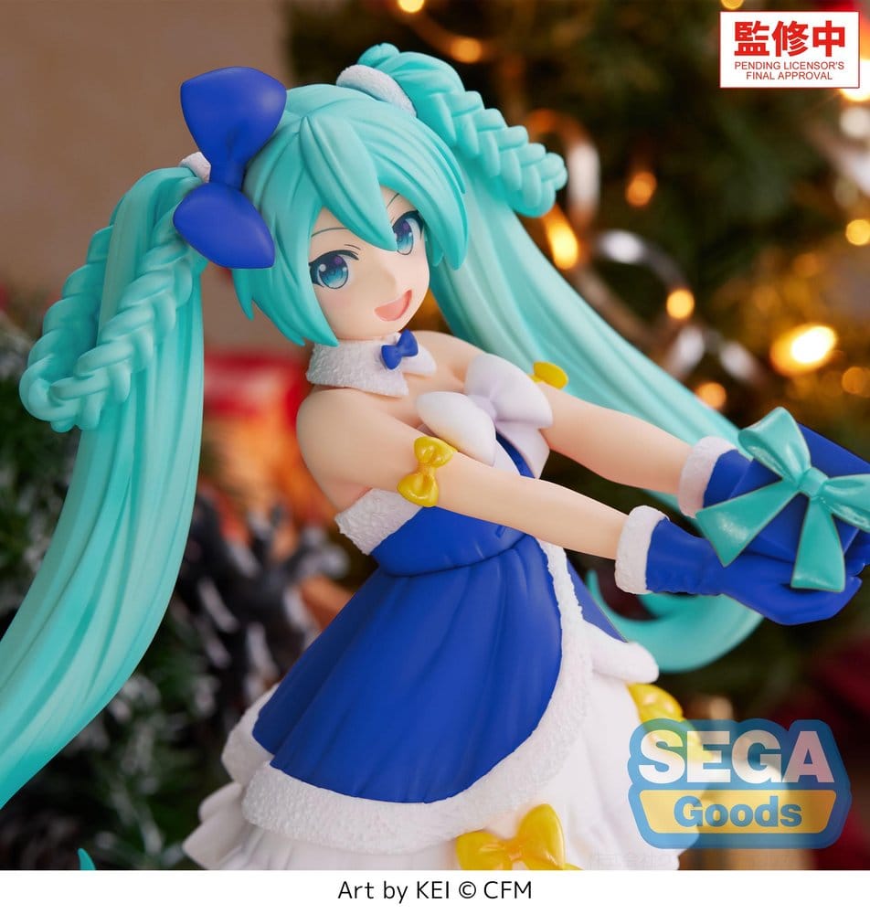 Vocaloid High Premium PVC Figure Hatsune Miku: Sapphire Christmas 21 cm - AniMuchuu