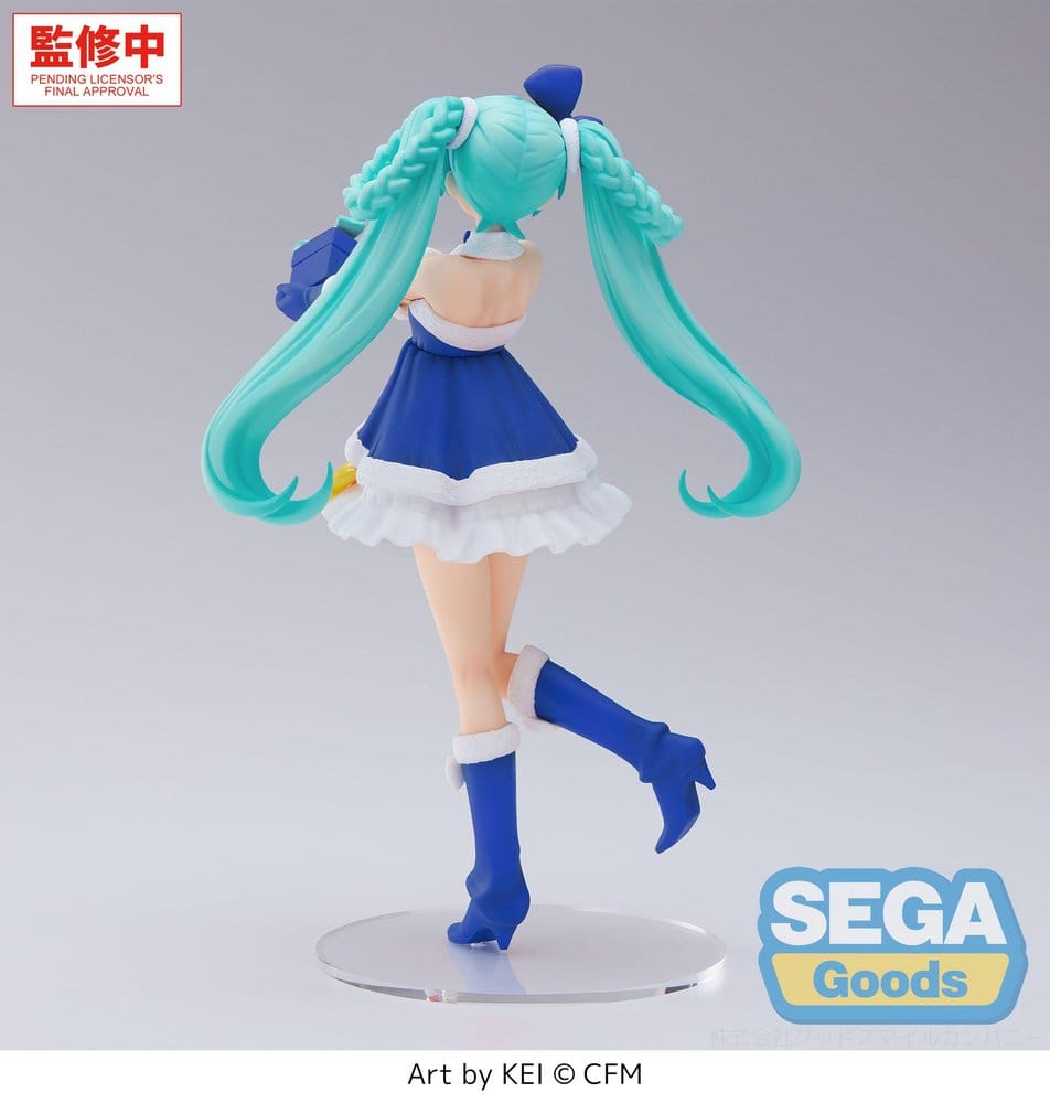 Vocaloid High Premium PVC Figure Hatsune Miku: Sapphire Christmas 21 cm - AniMuchuu