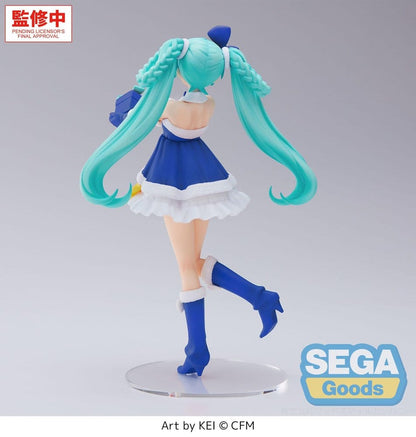 Vocaloid High Premium PVC Figure Hatsune Miku: Sapphire Christmas 21 cm - AniMuchuu
