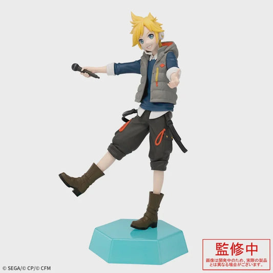 Colorful Stage! Desktop x Decorate PVC Statue Kagamine Len Street Sekai 15 cm - AniMuchuu