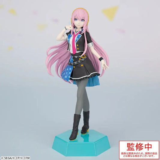 Colorful Stage! Desktop x Decorate PVC Statue Megurine Luka School Sekai 15 cm - AniMuchuu