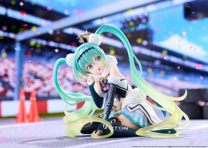 Hatsune Miku Taito Kuji PVC Figure Racing Miku 2018 Ver. Round 8 13 cm - AniMuchuu