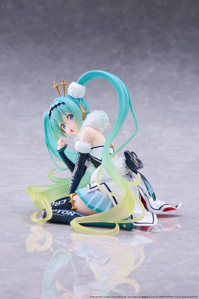 Hatsune Miku Taito Kuji PVC Figure Racing Miku 2018 Ver. Round 8 13 cm - AniMuchuu