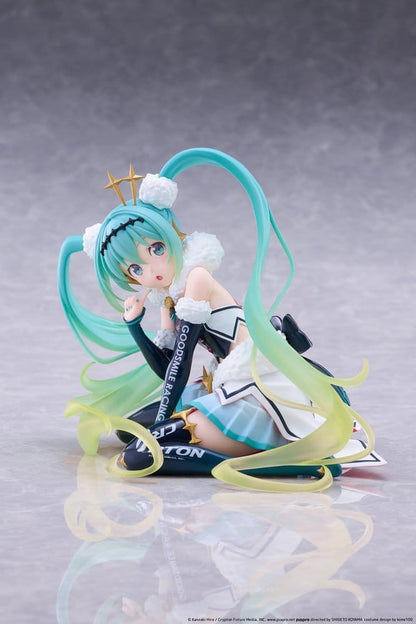 Hatsune Miku Taito Kuji PVC Figure Racing Miku 2018 Ver. Round 8 13 cm - AniMuchuu