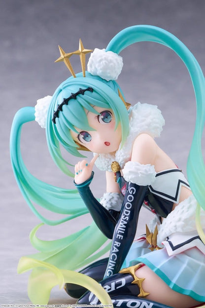 Hatsune Miku Taito Kuji PVC Figure Racing Miku 2018 Ver. Round 8 13 cm - AniMuchuu