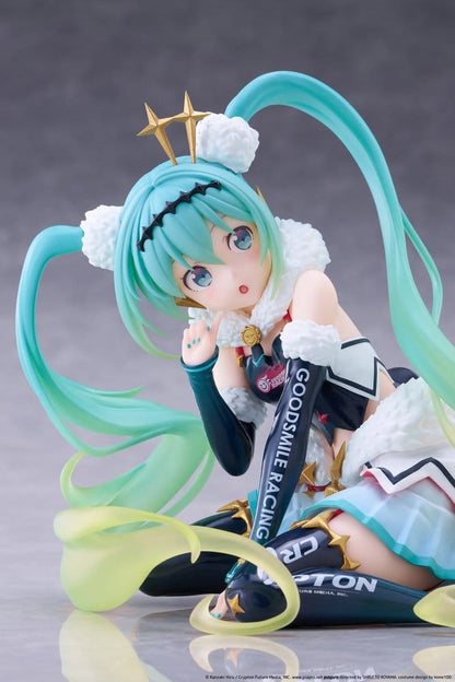 Hatsune Miku Taito Kuji PVC Figure Racing Miku 2018 Ver. Round 8 13 cm - AniMuchuu