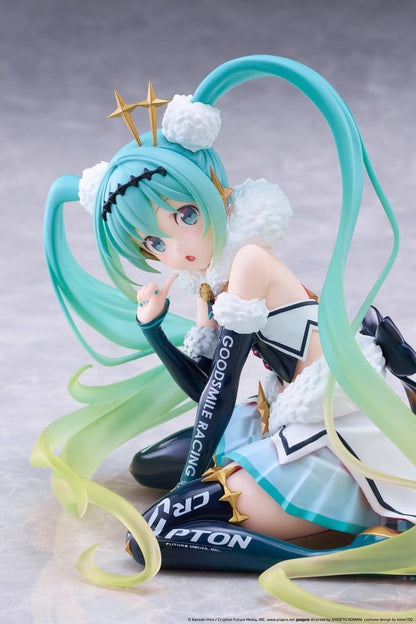 Hatsune Miku Taito Kuji PVC Figure Racing Miku 2018 Ver. Round 8 13 cm - AniMuchuu