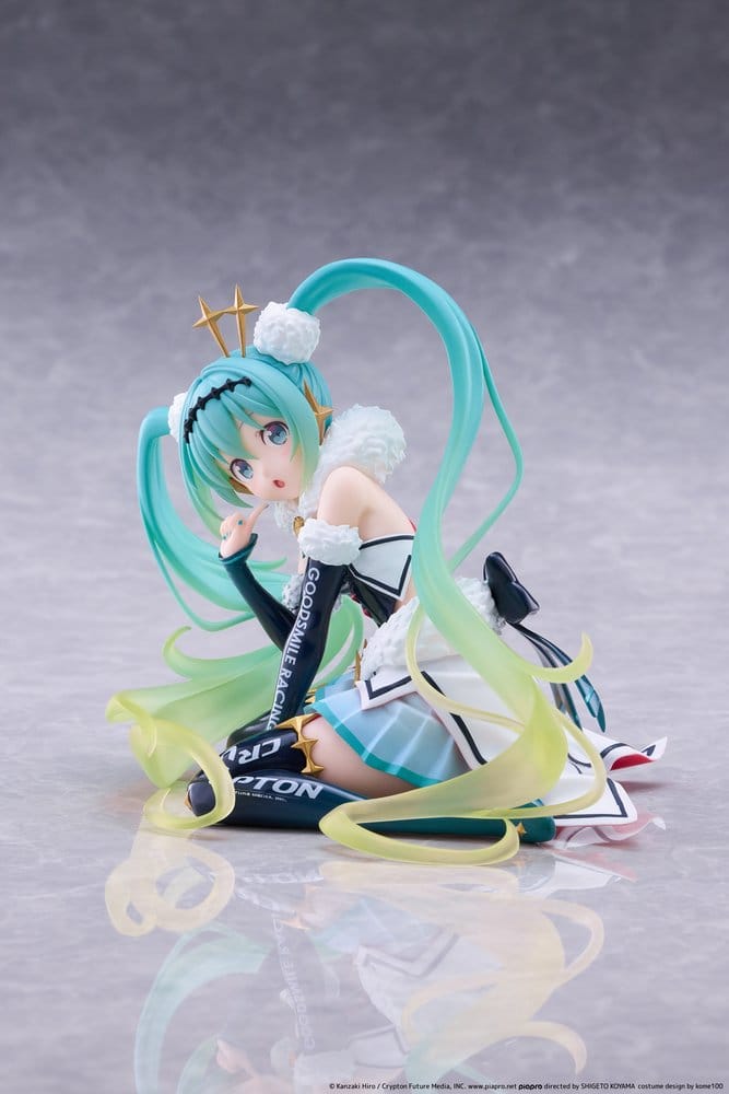 Hatsune Miku Taito Kuji PVC Figure Racing Miku 2018 Ver. Round 8 13 cm - AniMuchuu